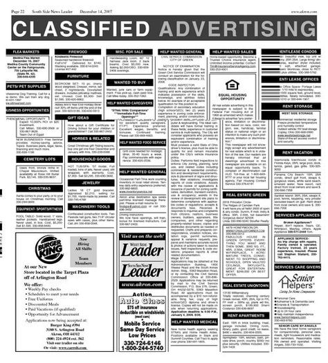 Classified advertising - Types, Advantages and Disadvantages Propaganda Techniques, Newspaper Advertising, Ads Template, Newspaper Advertisement, Condolence Messages, Job Ads, Job Advertisement, Help Wanted, Free Classified Ads