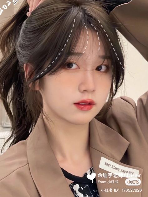 Face Shaping Curtain Bangs, Curtain Bangs Front View, K Drama Hairstyle, Poni Ala Korea, Haircut Inspo, Hair Style Korea, Hair Inspiration Long, Bangs With Medium Hair, Hairstyles For Layered Hair