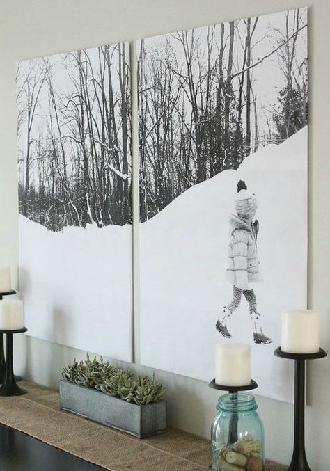 Turn a picture into large-scale art - That cool vacation pic? Transform it into gallery-worthy art decor for your wall in just a few shorts steps. Diy Wand, Engineer Prints, Photo Wall Decor, Metal Tree Wall Art, Foto Tips, Large Wall Decor, Photo Wall Art, New Wall, Diy Wall Art