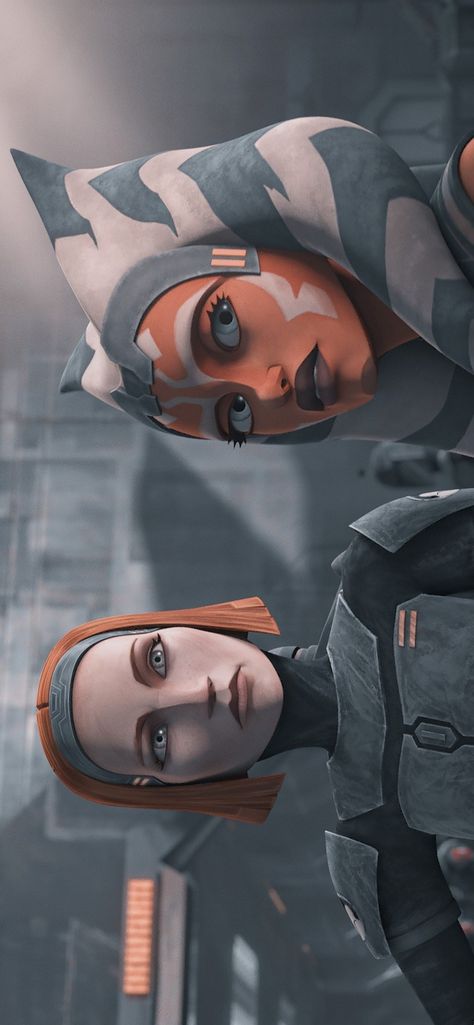 Ashoka And Bo Katan, Ahsoka Desktop Wallpaper, Starwars Ipad Wallpapers, Bo Katan And Ahsoka, Ahsoka X Bo Katan, Ahsoka And Bo Katan, Ahsoka Tano Wallpaper Aesthetic, Bo Katan Aesthetic, Bo Katan Clone Wars