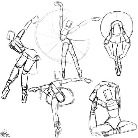 Cartwheel Drawing Reference, Ballet Pose Reference Drawing, Ballerina Base Drawing, Juggling Drawing Reference, Ballerina Poses Drawing, Cheerleader Pose Reference, Trapped Reference, Art Reference Poses Ballet, Ballerina Reference