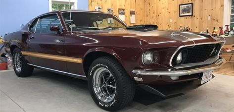 1969 Ford Mustang, Mustang Mach 1, Black Hood, Drum Brake, Bucket Seats, Rear Window, Automatic Transmission, Ford Mustang, Mustang