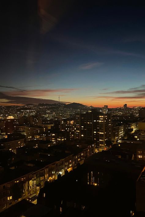 Evening Skyline, San Francisco, California San Francisco Aesthetic, San Francisco At Night, At Night, Hd Wallpaper, San Francisco, California, Wallpapers, Collage, Travel