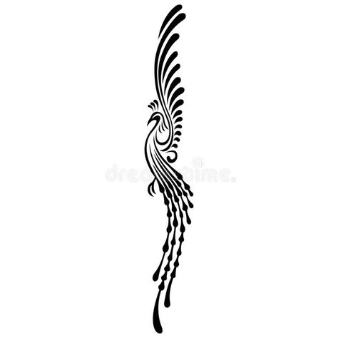 Abstract Peacock Feather, Black And White Peacock Tattoo, Peacock Tattoo Black And White, Peacock Tattoo Designs, Peacock Silhouette, Phoenix Peacock, Animal Stencils, Bird Tattoo Back, Birds Abstract