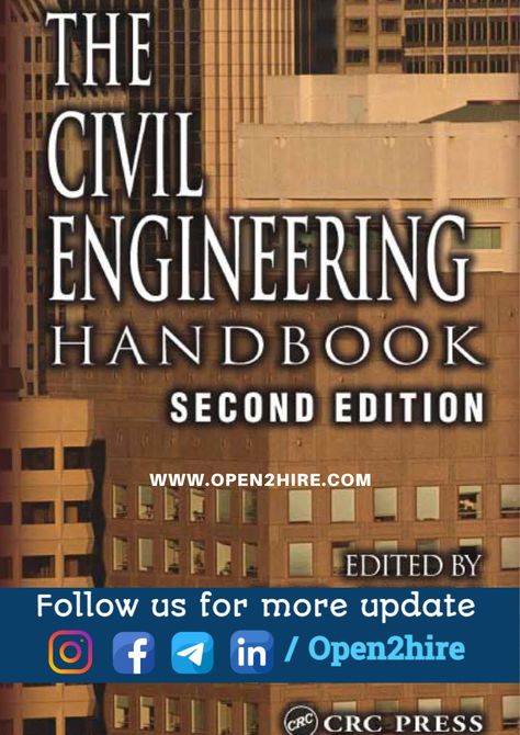 The Civil Engineering Handbook Civil Engineering Handbook, Tech Updates, Civil Engineering, Engineering