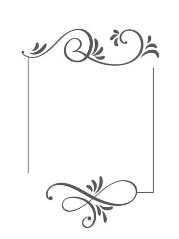 Calligraphy decorative hand drawn vintage vector frame and borders. Design illustration for book, greeting card, wedding, print Calligraphy Borders, Card Border, Wedding Borders, Colorful Borders Design, Front Page Design, Bond Paper Design, Paper Art Design, Wedding Print, Vector Frame