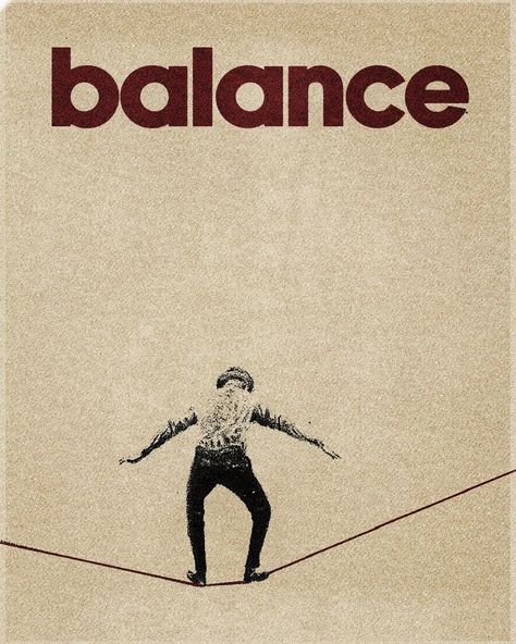 'balance' Balance Aesthetic Photography, Balance Artwork Ideas, Balance Poster, Balance Photography, Balance Graphic Design Poster, Radical Balance Art, Instagram, Design