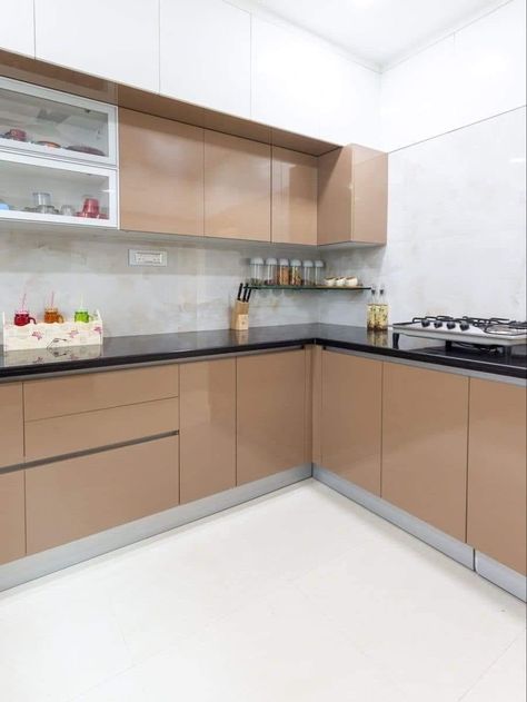 Kitchen Cabinet Colours, Modular Kitchen Colour Combination, Kitchen Trolley Design, Cabinet Colours, Modern Kitchen Colours, Kitchen Cabinets Color Combination, Modern Kitchen Cabinet, Kitchen Colour Combination, Simple Kitchen Design