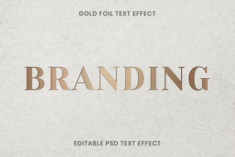 Debossed text effect psd editable templa... | Free Psd #Freepik #freepsd #gold #design #typography #luxury White Paper Texture Background, Gold Foil Text, Embossed Text, Logo Mockups Psd, Gold Foil Texture, Hotel Logo, 3d Text Effect, Logo Psd, Paper Background Texture