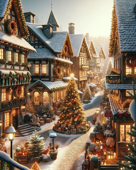 🎄✨ Festive Vibes in January - Who Says Christmas Has to End? ✨🎄 🎅Would you live in this magic village?✨ 📸 Each image here is a creation… | Instagram Magic Village, Chinese Party, Christmas Destinations, Love Selfie, Village Photos, Snow Pictures, Christmas Scenery, Winter Family, Family Christmas Cards