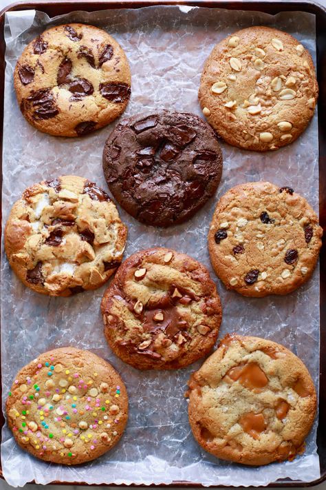 Plain Cookies, Bigger Bolder Baking, Make Chocolate Chip Cookies, Basic Cookies, Crazy Cookies, Cookie Dough Recipes, Cookie Flavors, Easy Cookie Recipes, Banana Split