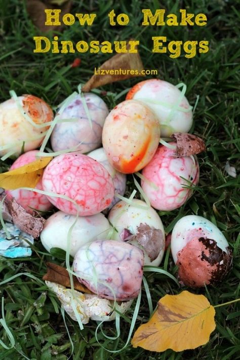 Jurassic World Party Ideas, Fossil Craft, Jurassic Party Ideas, Jurassic World Party, Egg Project, Rock Birthday, Prehistoric Party, Make A Dinosaur, Jurassic Park Party