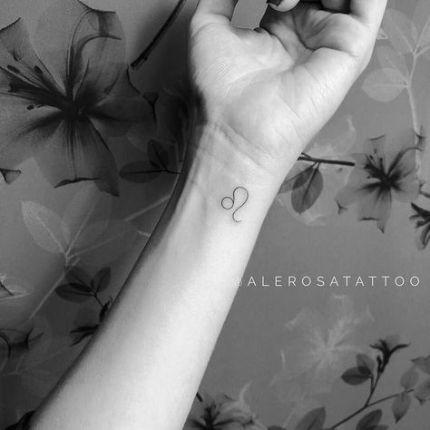 Birth Tattoos, Leo Symbol Tattoos, Leo Sign Tattoo, Zodiac Signs Leo Tattoo, Leo Zodiac Tattoos, Leo Tattoo Designs, Leo Tattoo, Tiny Tattoos For Women, Horoscope Tattoos