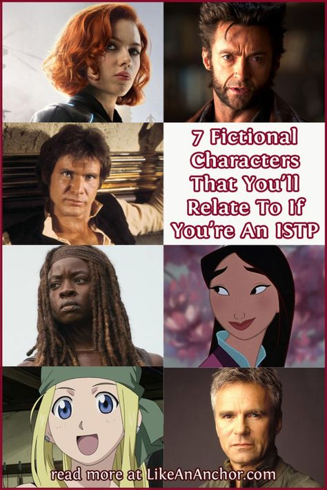 7 Fictional Characters That You'll Relate To If You're An ISTP | LikeAnAnchor.com Istp Personality Aesthetic, Istp Female, Istp Aesthetic, Istp Type, Istp Relationships, Mbti Functions, Dancing With Our Hands Tied, Mbti Charts, Isfp Istp