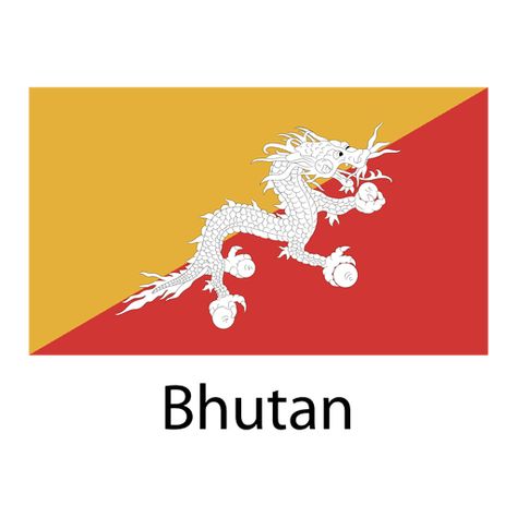 Bhutan national flag #AD , #paid, #Sponsored, #flag, #national, #Bhutan Bhutan Flag, Bahrain Flag, Bangladesh Flag, Map Signs, Mo Design, Flag Png, Shirt Maker, Educational Projects, Bhutan