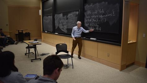 MIT linear algebra professor Gil Strang's last lecture gets ovation Math Major, Applied Mathematics, Math Professor, University Of San Francisco, Book Introduction, College Vision Board, Theoretical Physics, Standing Ovation, Massachusetts Institute Of Technology