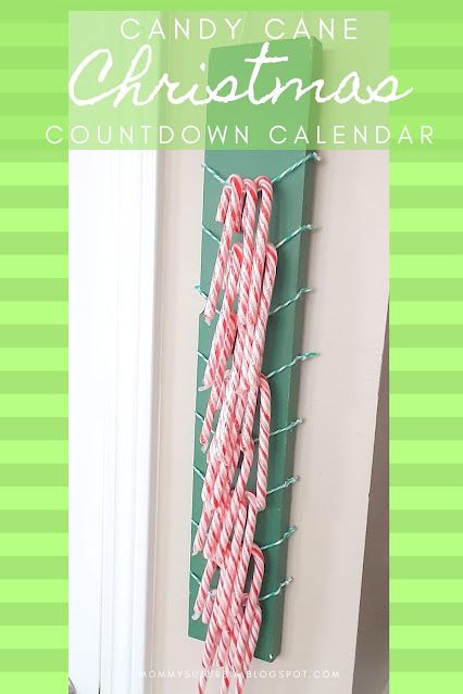 Candy Cane Christmas Countdown, Diy Candy Cane, Homeschool Advice, Twine Crafts, Holiday Traditions Family, Christmas Countdown Calendar, Candy Cane Christmas, Fun Christmas Crafts, Paper Chains