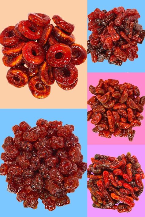 Spicy Mexican Candy, Chamoy Candy, Spicy Candy, Mexican Chili, Mexican Snacks, Mexican Candy, Candy Drinks, Snack Shop, Junk Food Snacks