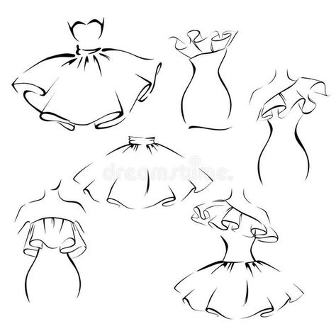 Drawing Ruffles, Skirt Drawing, Fashion Sketchbook Inspiration, Fashion Figure Drawing, Fashion Illustrations Techniques, Fashion Drawing Sketches, Frill Skirt, Fashion Drawing Tutorial, Dress Design Sketches