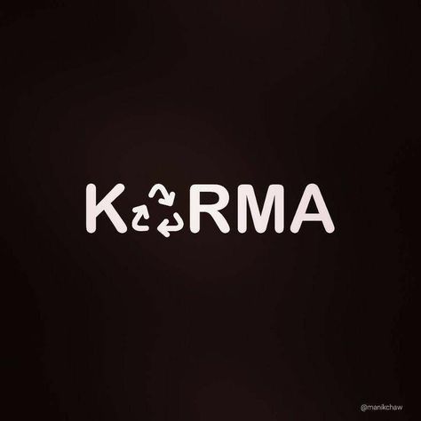 Karma Logo Design, Karma Typography, Karma Logo, Camille League Of Legends, Karma Design, Typographie Logo, Clever Logo Design, Karma Tattoo, Typographic Logo Design