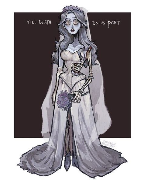 Emily The Corpse Bride, Corps Bride, Corpse Bride Art, The Corpse Bride, Emily Corpse Bride, Drawing Series, Tim Burton Corpse Bride, Tim Burton Characters, Jack Skeleton