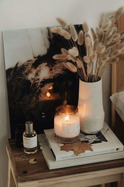 Vase, Candles, Bedroom, Books, Flowers, White