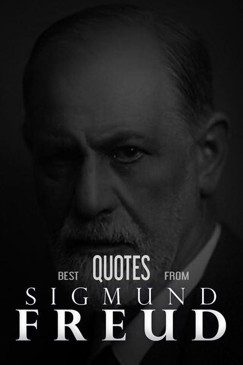 Sigmund Freud is a world famous psychiatrist and psychologist. Check out these inspirational quotes from one of the greatest minds in history. Reach life fulfillment with their inspiration! #sigmundfreud #quotes Famous Psychology Quotes, Quotes From Famous Psychologists, Quotes From Psychologists, Psychiatrist Quotes, Sigmund Freud Quotes, Psychologist Quotes, Freud Theory, Oedipus Complex, University Of Vienna