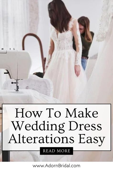 Once you’ve settled on your dream wedding dress, you may need to get some wedding dress alterations done. This blog post from Adorn Bridal shares wedding dress alterations tips and will help you understand the wedding dress alterations timeline. Wedding gown alterations play a huge part in how your dress looks and feels, so you want to make sure you get them done correctly. If you need your wedding dress altered, make sure you click the link to read these wedding dress alteration tips today!