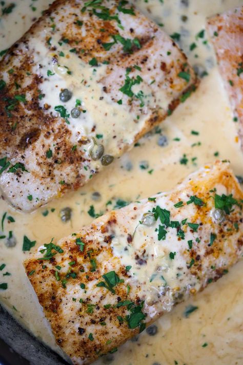 Creamy Mahi Mahi Mahi Recipes, Mahi Mahi Recipe, Mahi Mahi Fish, Mahi Mahi Recipes, Mahi Fish, Recipes Fish, Fish Dinner Recipes, Fish Dinner, Mahi Mahi