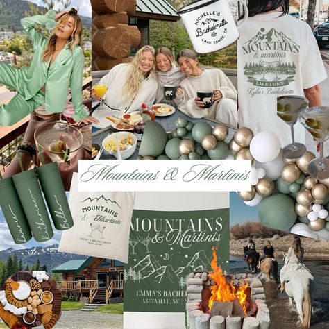 Get a little inspired with some cozy bachelorette themes that are perfect for the fall and winter seasons ahead. Send this to your MOH/besties ASAP to get the planning started! Which theme are you absolutely loving? 🏕️ Happy Camper 🗻 Last Toast on the Slopes 🍸 Mountains and Martinis 🧊 Icy Wifey #bachelorettetheme #bachtheme #winterbachtheme #fallbachtheme #fallbachelorette #campbachelorette #icywifey #lasttoastontheslopes #mountainsandmartinis #luxurybachelorette #bacheloretteplanner #bac... Bachelorette Trip Mountains, Martinis In The Mountains Bachelorette, Mountains And Martinis, Combined Bachelor Bachelorette Party Theme, Icy Wifey Bachelorette, Mountains And Martinis Bachelorette, Combined Bachelorette/bachelor Party, Cozy Bachelorette Party, Colorado Bachelorette Party