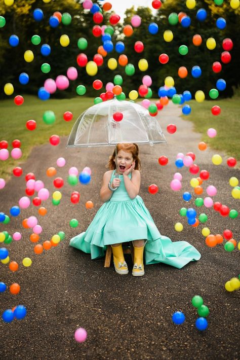 Different Photoshoot Ideas Unique, Balloon Photo Shoot, Slime Photoshoot, Creative Kids Photoshoot Ideas, 4 Year Birthday Photoshoot, 6 Birthday Photoshoot Ideas, Dream Photoshoot, Fun Kids Photoshoot Ideas, Photoshoot Ideas For Kids