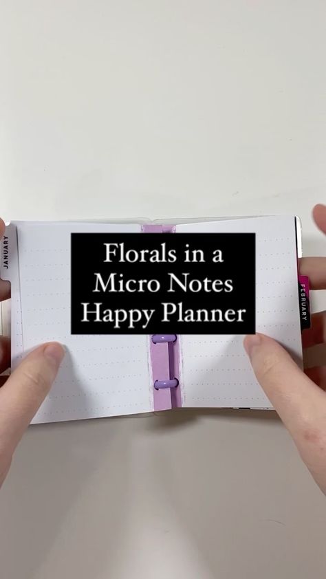 just_starkey on Instagram: Floral Before the Pen Spread in my @the_happy_planner Micro Notes. I love how my washi and stickers go together, I always have something… Micro Planner, Micro Happy Planner Ideas, Happy Planner Micro Notes Free Printables, Micro Happy Planner, Passion Planner, Best Planners, The Happy Planner, Planner Layout, Planner Inserts