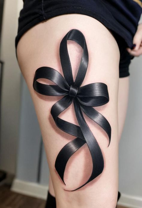 Ribbon tattoos are more than just decorative art; they carry deep meanings, from awareness and support to personal expression. Explore the various designs and the symbolism behind this timeless tattoo choice. Check more at https://tattooshopped.com/177-ribbon-tattoos-symbolism-and-stunning-designs/ Tattoo Ribbon Banner, Black Ribbon Tattoo, Teal Ribbon Tattoo, Ribbon Tattoo Design, Ribbon Tattoo Designs, Purple Ribbon Tattoos, Tattoos Inspo, Timeless Tattoo, Ribbon Tattoos