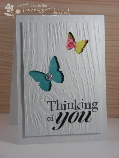 Dragonfly Cards, Butterfly Card, Make Your Own Card, Packaging Tape, Cricut Cards, Embossed Cards, Beautiful Handmade Cards, Butterfly Cards, Stamping Up Cards