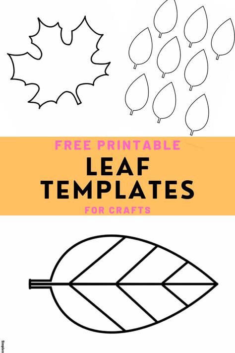 free printable leaf outlines and templates for crafts Felt Leaf Template Free Pattern, Paper Leaves Template Free Printable, Small Leaves Template, Fall Leaf Cutout Template, Fall Leaf Coloring Page, Leaf Cutout Template Free Printable, Small Leaf Template Printable Free, Leave Template Free Printable, Fall Leaf Printables Free