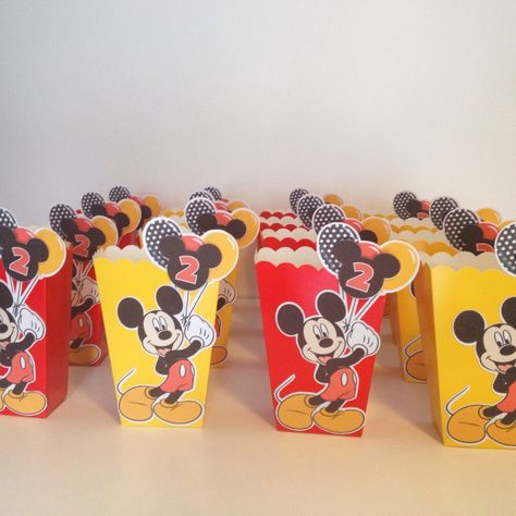 Mickey Mouse Treats, Mickey Mouse Photo, Mickey Mouse Party Favors, Mickey Mouse Printables, Popcorn Favor, Mickey Decorations, Minnie Mouse Cookies, Mickey Mouse Themed Birthday Party, Mickey Mouse Photos