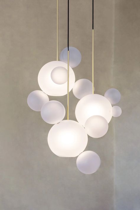 Bolle Frosted Chandelier Circular Frosted Pendant Light, Living Room Design Inspiration, Make Beauty, Soap Bubbles, Chandelier In Living Room, Glass Texture, Light Effect, Light And Shadow, Soft Lighting