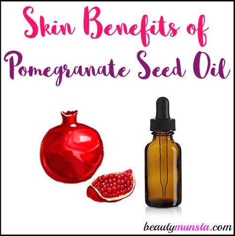 Discover the amazing benefits of pomegranate seed oil for skin! Pomegranates are one of a kind with the beautiful edible jewels they contain inside. Since Essential Oils Face Wash, Pomegranate Essential Oil, Benefits Of Chamomile, Natural Beauty Hacks, Carrier Oils For Skin, Magick Oil, Pomegranate Peel, Essential Oils For Face, Oil For Skin