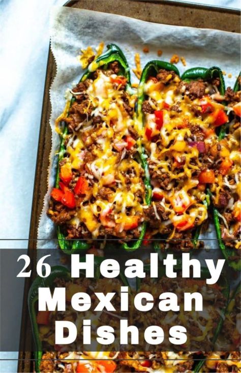 26 healthy Mexican meals. Keto, vegan, vegetarian, low carb, low calorie, gluten free or paleo using a slow cooker, instapot, crockpot or an air fryer to prepare authentic chicken, beef, turkey, shrimp or plant based mexican meals! #mexicanfoodrecipes, #mexicanrecipes, #mexicanstreetcorn, #mexicancasserole, #mexicanrice, #easydinners, #healthydinners, #healthymeals, #cleaneatingrecipes, #cleaneatingrecipesforbeginners, #healthyrecipes Healthy Mexican Meals, Healthy Mexican Dishes, Plant Based Mexican, Mexican Chicken Salads, Low Carb Low Calorie, Healthy Mexican Recipes, Healthy Low Carb Dinners, Mexican Meals, Low Carb Mexican