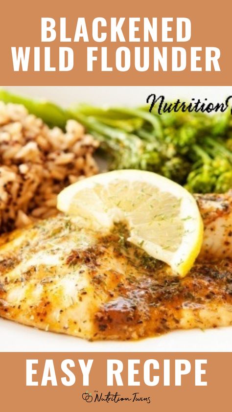 Move over run of the mill, boring fish recipes and make way for this delicious blackened wild flounder recipe. Just for you, we have created a flavorful fish recipe that comes together in minutes. The blend of spices in this baked flounder recipe not only provides you with flavor, but creates a nice light crust, that your taste buds will swear are eating fried fish—but your slim waistline will prove them otherwise. Who needs a quarter-pounder, when you can indulge in this Flounder?! Flounder Recipes Healthy, Muffin Recipes Healthy, Cookie Recipes Healthy, Infused Water Ideas, Granola Bars Healthy, Healthy Frozen Treats, Healthy Breakfast Bars, Flounder Fish Recipes, Homemade Granola Bars Healthy