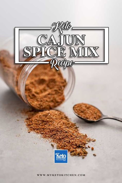 Easy Cajun Spice Mix. This easy homemade spice blend is loaded with southern flavors and is perfect for making dirty rice and blackened meats and fish. It had no additives, no preservatives and is sugar free. Ideal for anyone eating keto, gluten free or paleo. Cajun Spice Recipe, Cajun Spice Mix, Paleo Sauces, Cajun Spice, Homemade Spice Mix, Dry Mixes, Mardi Gras Food, Spice Mix Recipes, Homemade Spice Blends