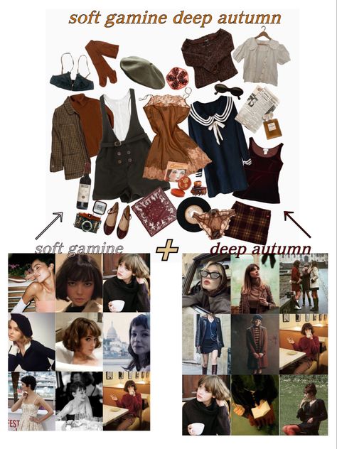 Soft Gamine Style, Gamine Style, Soft Gamine, Deep Autumn, Dark Autumn, Soft Autumn, Soft Summer, Dark Academia, My Style