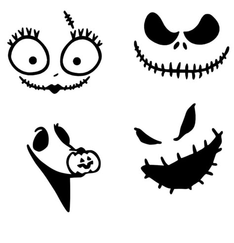 Zero Svg Nightmare Before Christmas, The Nightmare Before Christmas Drawings Easy, Jack Skellington Door Decoration, Nightmare Before Christmas Easy Drawing, Nightmare Before Christmas Diy Crafts, Oogie Boogie Pumpkin Painting, Nightmare Before Christmas Stencil, Zero Pumpkin, Jack Skellington Pumpkin Carving