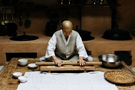 Jeong Kwan's No Recipe Noodles — SOOK Buddhist Food, Homemade Soy Sauce, Temple Food, Recipe Noodles, Sunday Cooking, Chef Inspiration, By Plane, Slow Food, Cooking Art