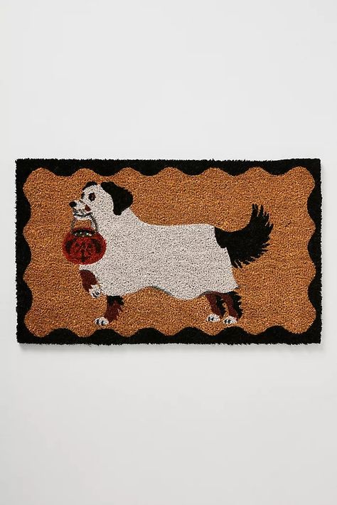 Halloween Décor & More | Anthropologie Types Of Pumpkins, Fall Doormat, Anthropologie Home, Blue Pumpkins, Outdoor Gifts, Candle Branding, Candles For Sale, Glass Pumpkins, Coir Doormat