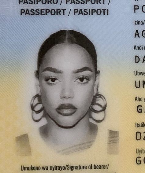 Id Photo Black Women, Pretty Id Card Picture, Id Picture, Drivers Test, Passport Pictures, Visa Online, Passport Online, Passport Photo, Id Photo