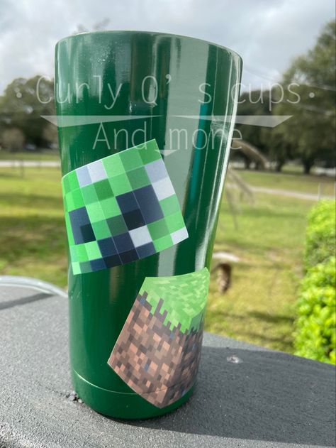 #boygift #customtumblers #boytumblr #minecraft Minecraft Tumbler Ideas, Minecraft Tumbler, Bottle Ideas, Custom Tumbler Cups, Cup Ideas, Resin Ideas, Tumbler Cups Diy, Tumbler Ideas, Diy Tumblers