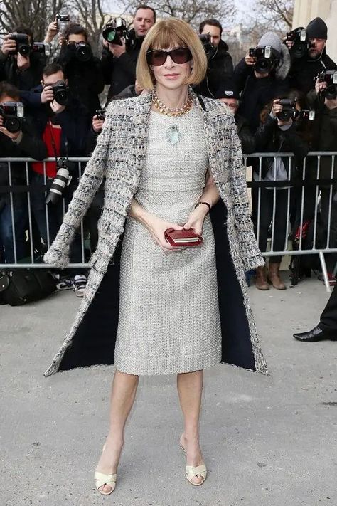 Anna Wintour Style, Diana Vreeland, Chanel Couture, Advanced Style, Elegante Casual, Anna Wintour, Vestidos Vintage, Celebrity Red Carpet, Chanel Fashion