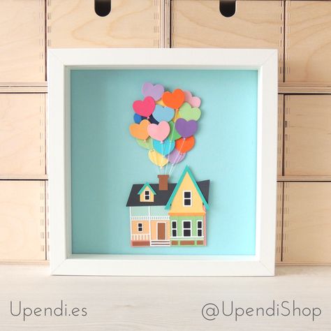 Up Movie House, Disney Up House, Up Pixar, Up The Movie, Disney Christmas Decorations, Up Disney, Disney Up, Disney Home Decor, Disney Sticker