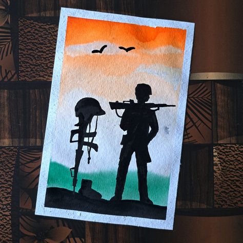 Unity Drawing, Army Drawing, Independence Day Drawing, India Painting, 15th August, Patriotic Art, Skull Art Drawing, Color Drawing, Cool Pencil Drawings